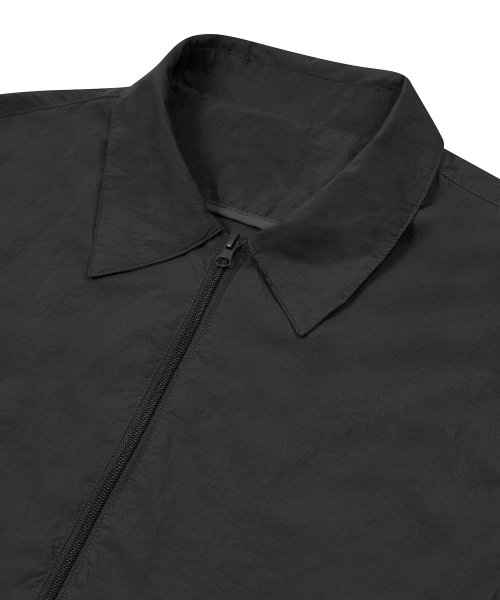 86-IRO291 ветровка с воротником Charcoal