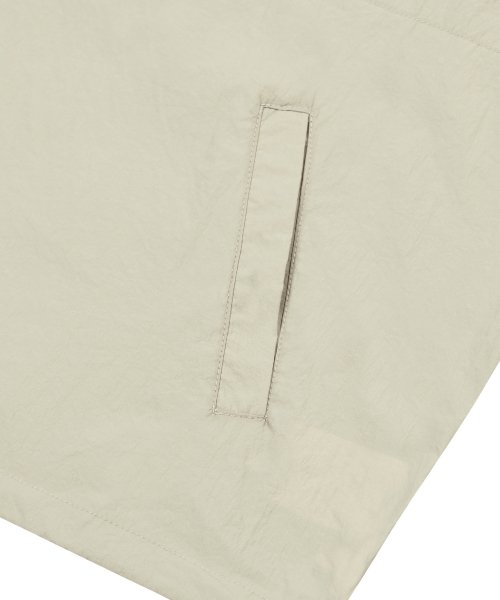 86-IRO292 Анорак с коротким рукавом Ivory (ветрозащитный, антимоскитный)