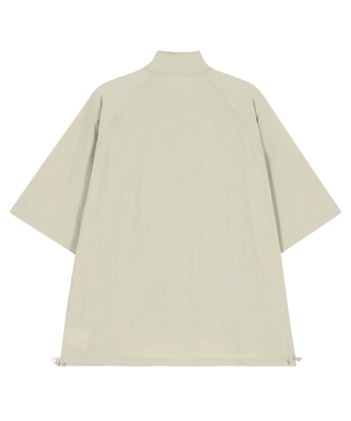 86-IRO292 Анорак с коротким рукавом Ivory (ветрозащитный, антимоскитный)