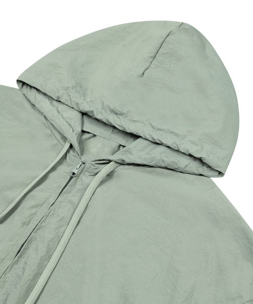 Ветровка-худи 86-IRO295 от комаров Khaki Grey