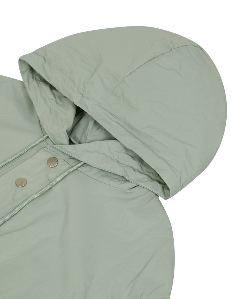 Анорак с капюшоном 86-IRO296 [Anti-Mosquito] Khaki Grey