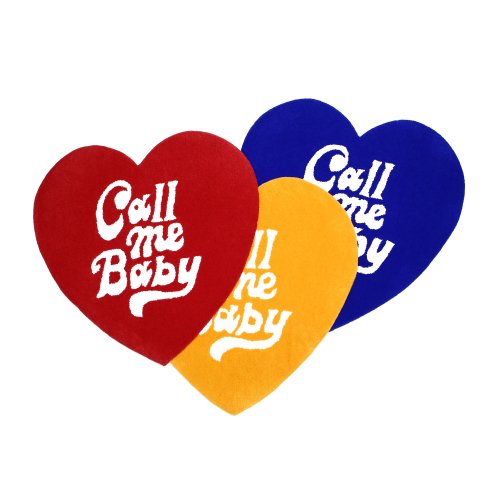 콜미베이비(CALL ME BABY) Heart Logo Rug Mat _ Yellow - 후기 | 무신사
