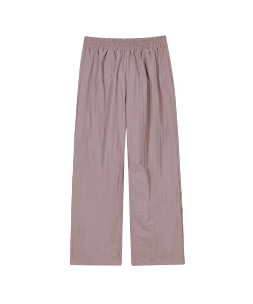 86 IRO284 Waterproof Windbreaker Wide Bending Pants Deep Pink