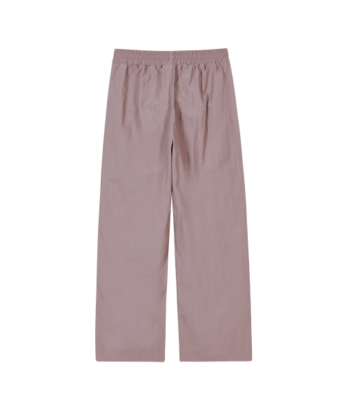 86 IRO284 Waterproof Windbreaker Wide Bending Pants Deep Pink
