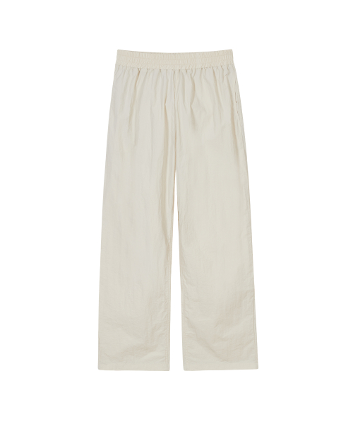 86 IRO284 Waterproof Windbreaker Wide Bending Pants Ivory