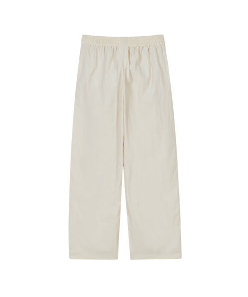 86 IRO284 Waterproof Windbreaker Wide Bending Pants Ivory