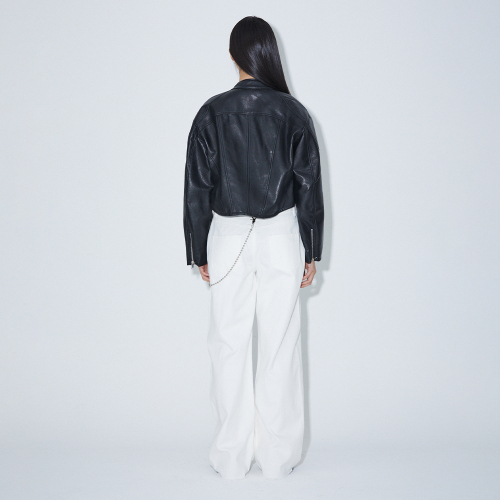 DAMAGE CUTTING DENIM PANTS WHITE BP2DP003