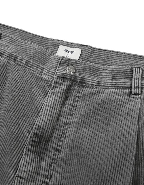 WASHED CORDUROY PANTS GREY