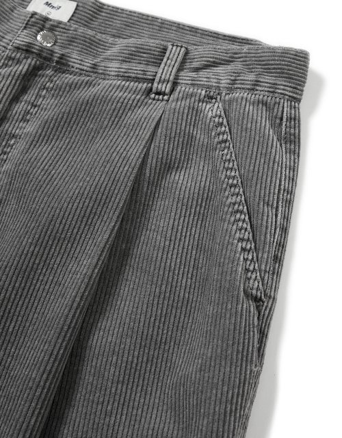 WASHED CORDUROY PANTS GREY