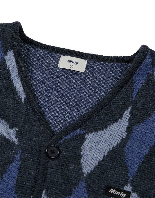 Mmlg TWIST UNION CARDIGAN BLUE