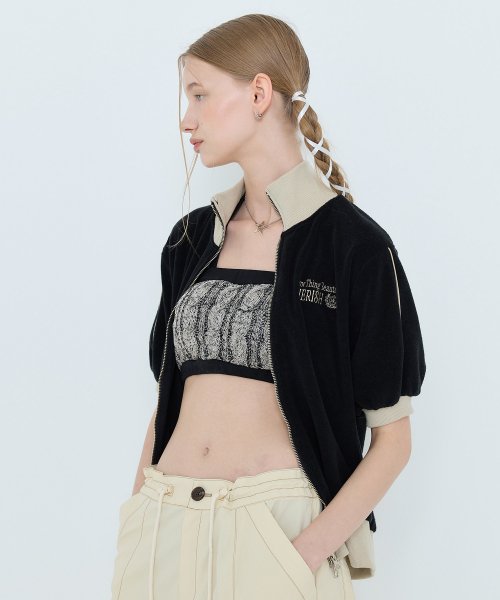 L4 TERRY ZIP UP JUMPER BLACK