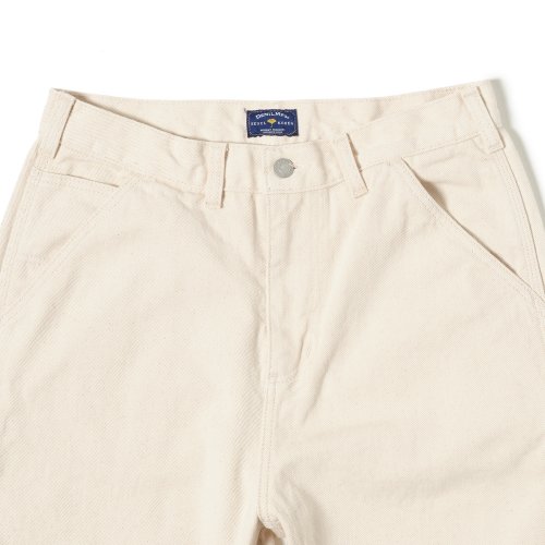 Широкие брюки-карпентеры LOT.037, Off-White, One Wash