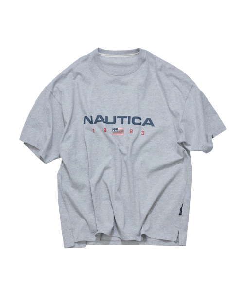 83Flag лого-футболка (Melange Grey) NTS4786MGZ