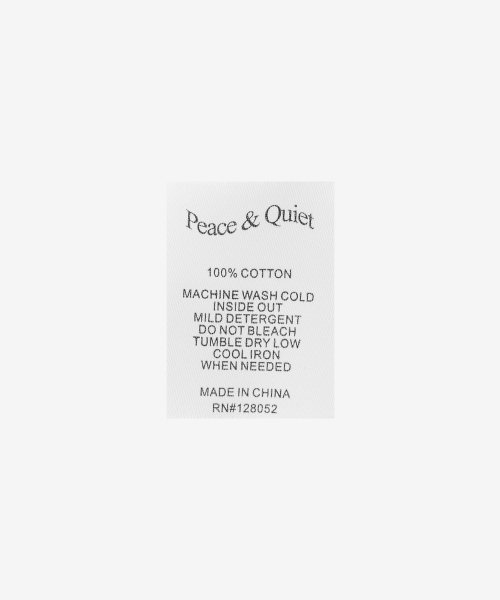 MUSINSA | MUSEUM OF PEACE&QUIET Public Give Me a Peace Print Short Sleeve  T-Shirt - White / MOPQSS2302WHITE