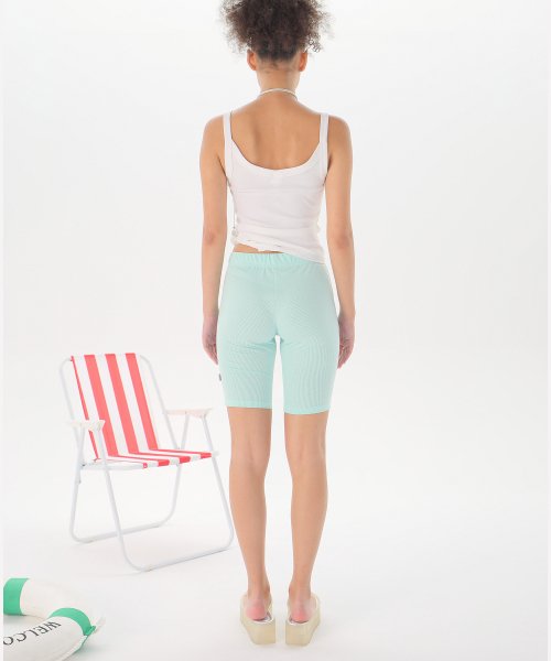 Stripe Leggings_Green(полосатый лосины_зелёный)