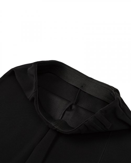 Брюки буткат со швами (BLACK)