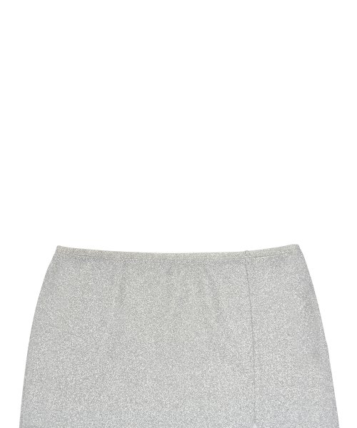BE GLITTER LAYERED юбка(серебристый)