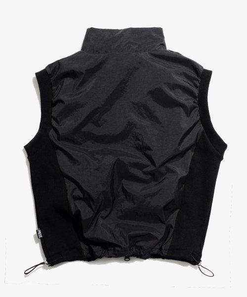 TS NYLON SHIRRING жилет (чёрный)