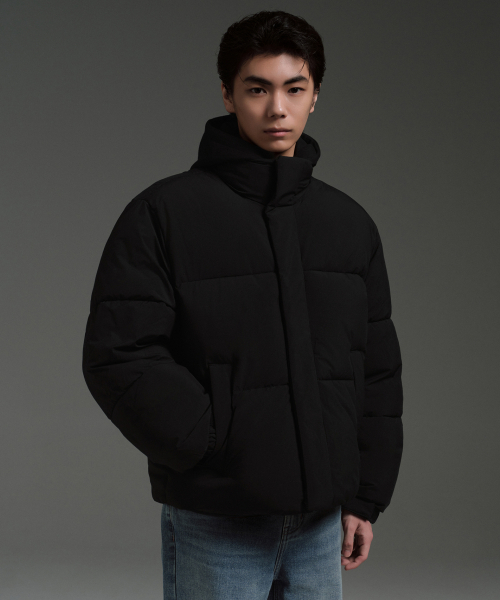 Базовый короткий пуховик [Black]