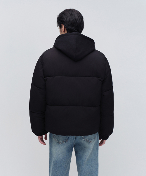 Базовый короткий пуховик [Black]