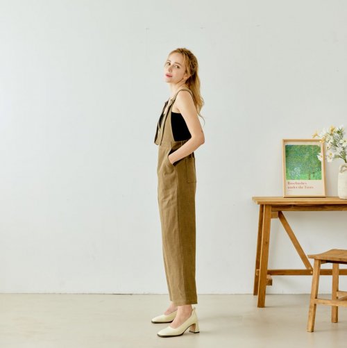 Linen широкий комбинезон