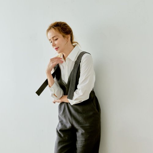 Linen широкий комбинезон