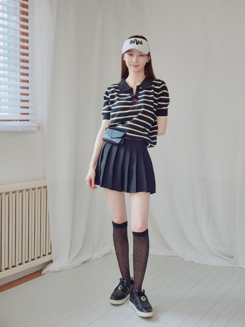 Женское поло Joyce Golf из охлаждающего трикотажа_Black