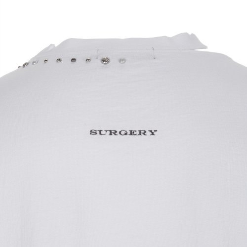 MUSINSA | SURGERY tooth gem sleeveless - white