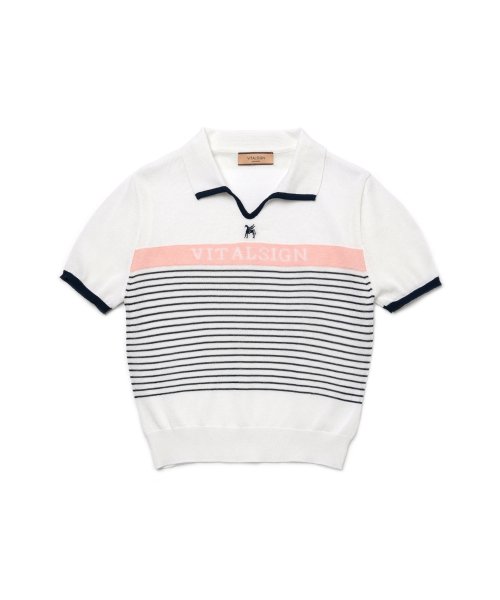 [LINE] полоса Logo Summer Knit (2colors)