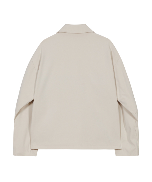 86-IRO241 Жакет с планкой монотон Ivory
