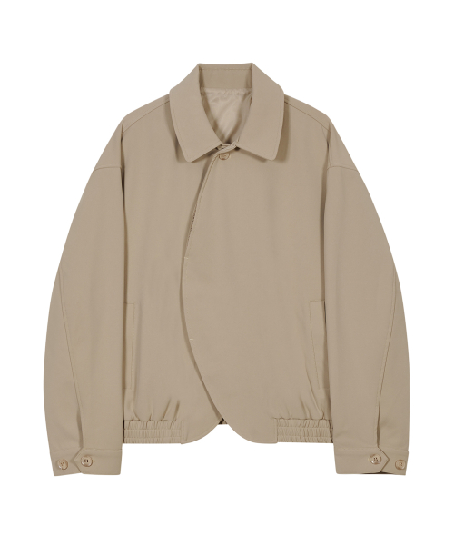 Круглая куртка 86-IRO242 Light Beige