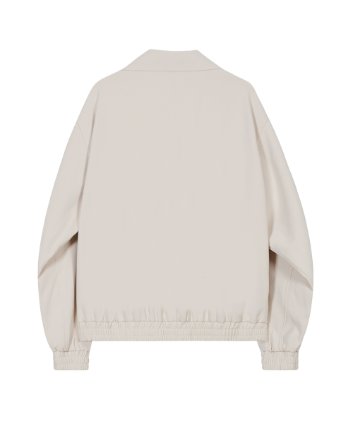 Блузон-жакет с изогнутой строчкой 86-IRO255 — Ivory