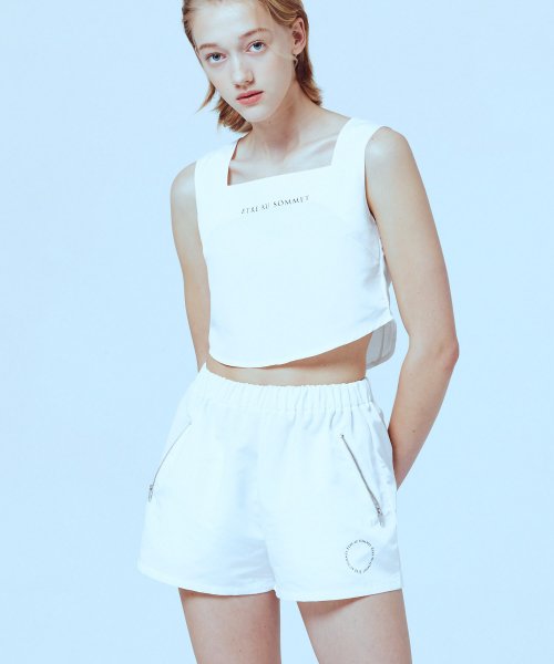 Circle Logo шорты (White)