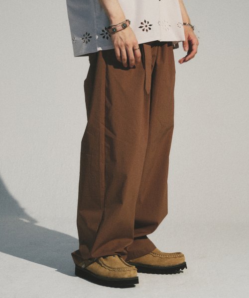 Matix свободный Belted Pants_BRICK коричневый