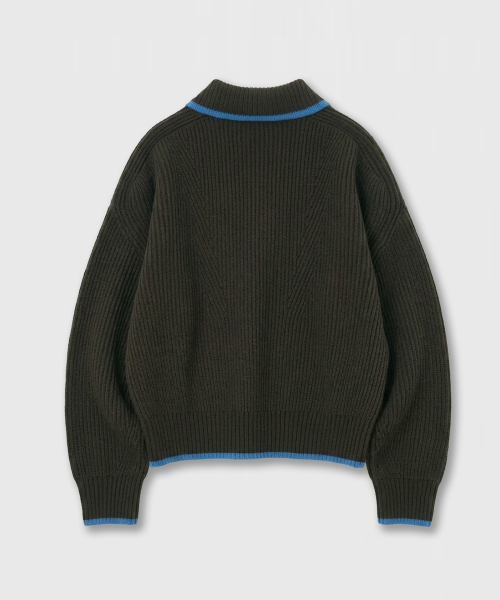 Вязаный кардиган на молнии Peekaboo (2 COLOR)