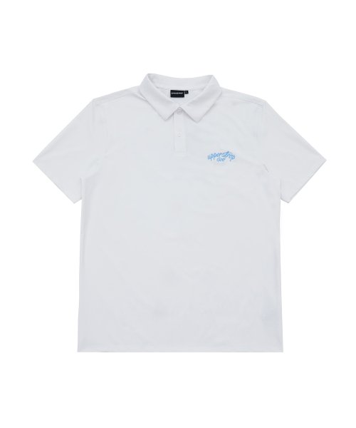 UP3073 UPST GOLF поло с аркой и логотипом короткий рукав White