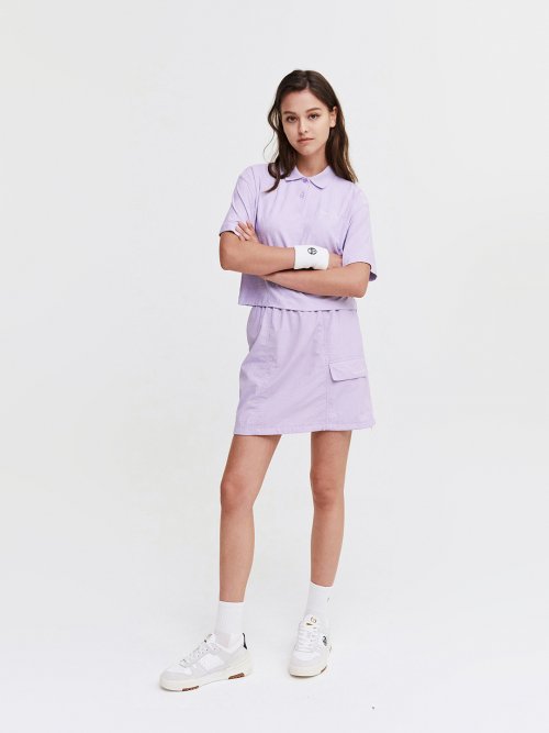 Футболка-поло W Monogram Jacquard Embossed с коротким рукавом