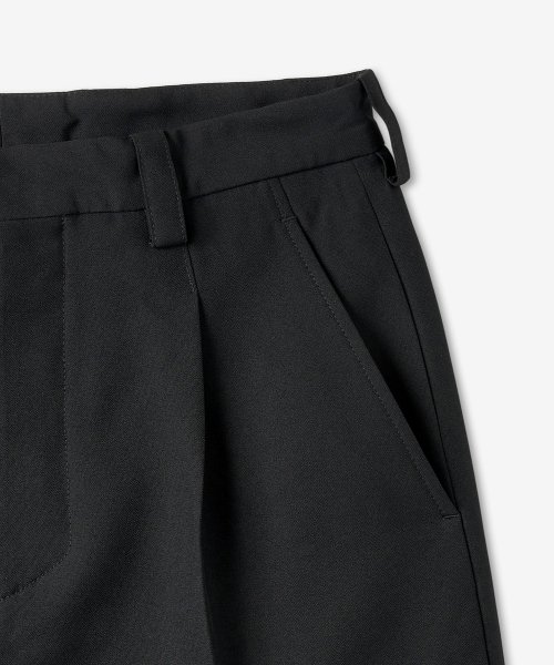 Прямые укороченные брюки - Black / 23A28OAU65PESOA009001