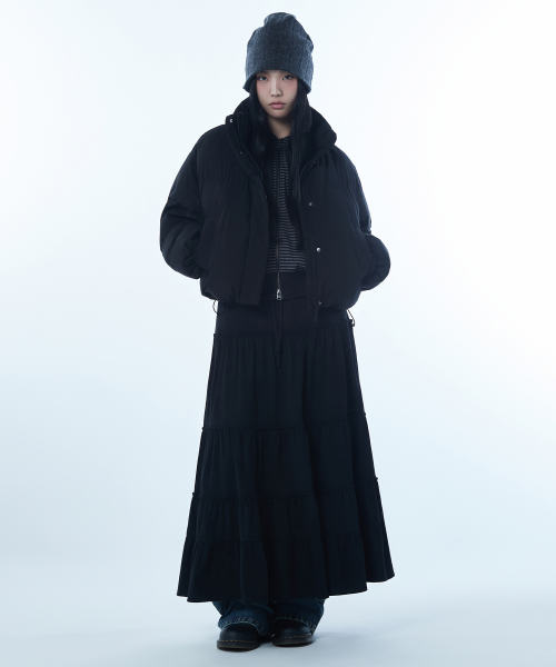 Женский повседневный короткий пуховик Black