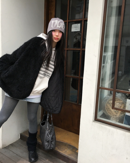 TRIBAL MGD LOGO BEANIE BLACK(MG2DFMAB20A) thumbnail 13