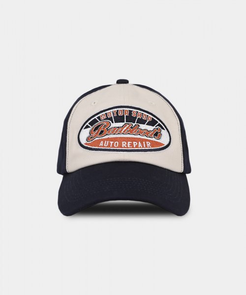 MUSINSA | BADBLOOD Auto Repair Ball Cap - Navy