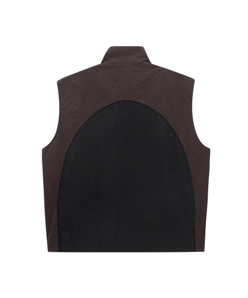 TCM line vest (burgundy)