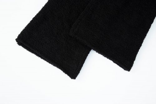 Расклешенные брюки на резинке - Black