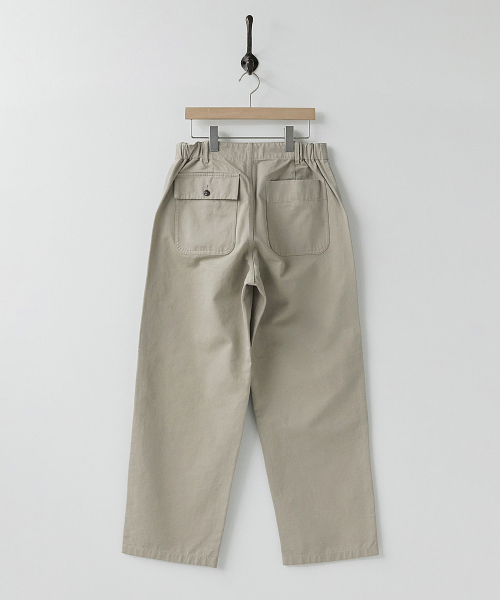 Elastic Fatigue Pants Oatmeal