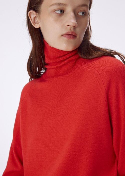 MUSINSA | UMARMUNG Extra fine merino wool turtle neck