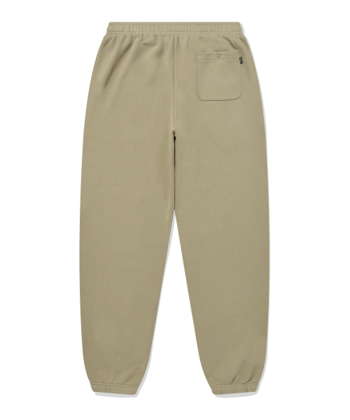 MUSINSA | COVERNAT Authentic Logo Sweat Jogger Pants Beige