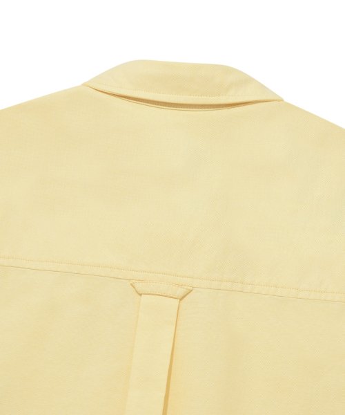 Оксфордская рубашка с логотипом C Yellow