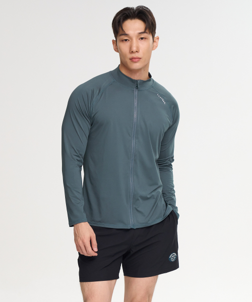 Мужской комплект: рашгард на молнии loose fit + шорты (4 COLORS)