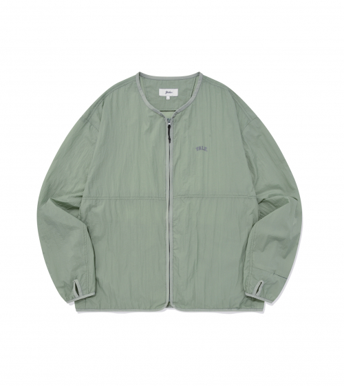 [ONEMILE WEAR] COMFORT PACKABLE NO COLLAR JACKET PALE MINT