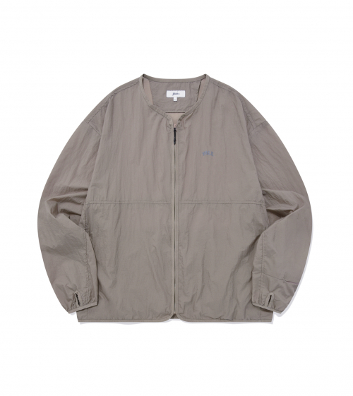 Комфортный жакет без воротника ONEMILE WEAR Brown